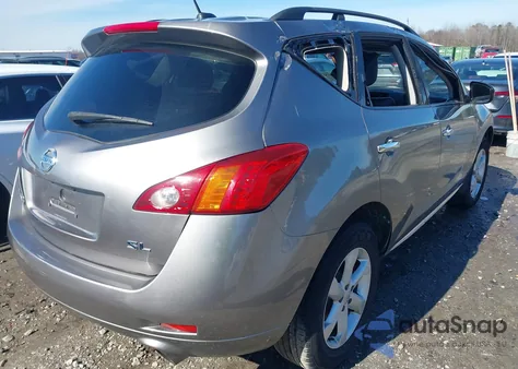 2009 Nissan Murano Sl из США, поврежденный, VIN JN8AZ18U19W101389